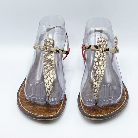 Sam Edelman GiGi animal print sandals - Women's 7 - Picture 2 of 9